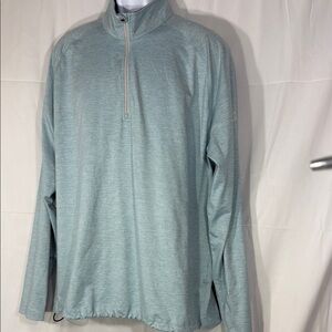Dunning Golf Sawgrass Men's Light Blue Quarter-Zip Sweater Size XL